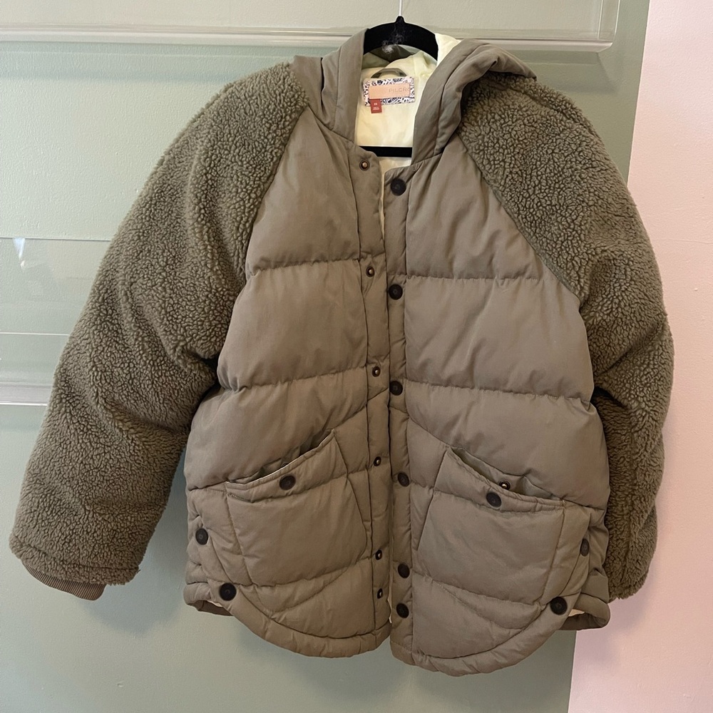 Pilcro/Anthropology Teddy Puffer Jacket